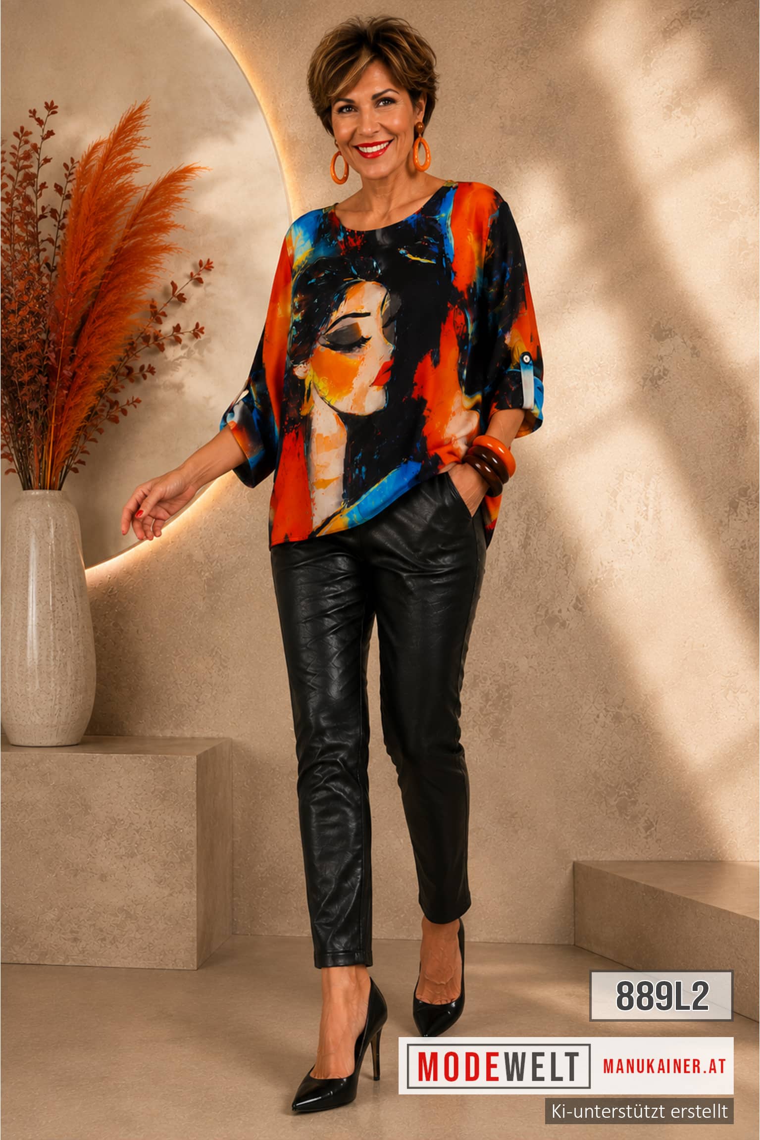SeidenfeelBlusenShirt Lady Powerful |Gr. UNI 38-48+|