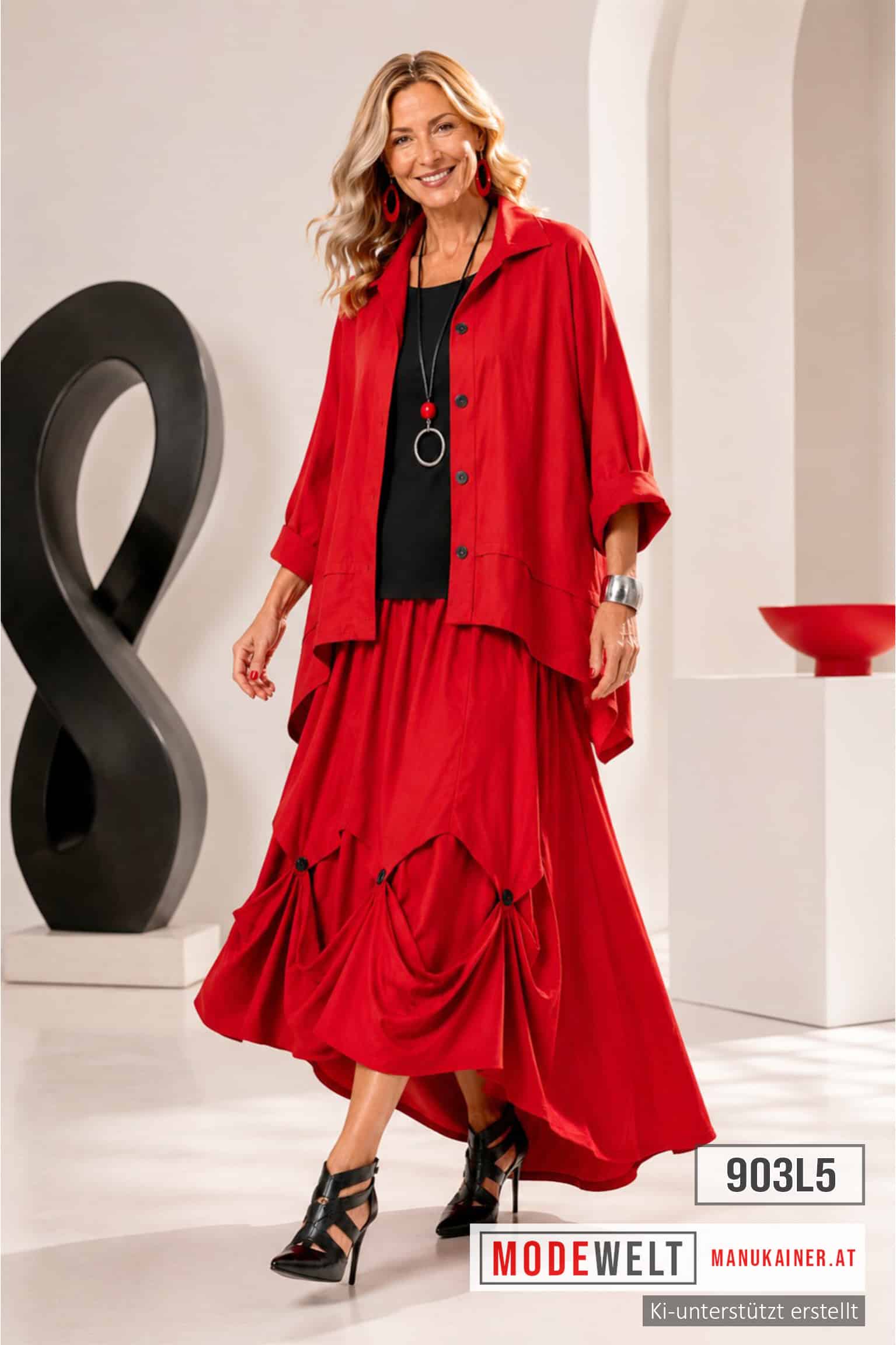TrendJacke Flamenco Star Rosso |Gr. UNI 40-48+|