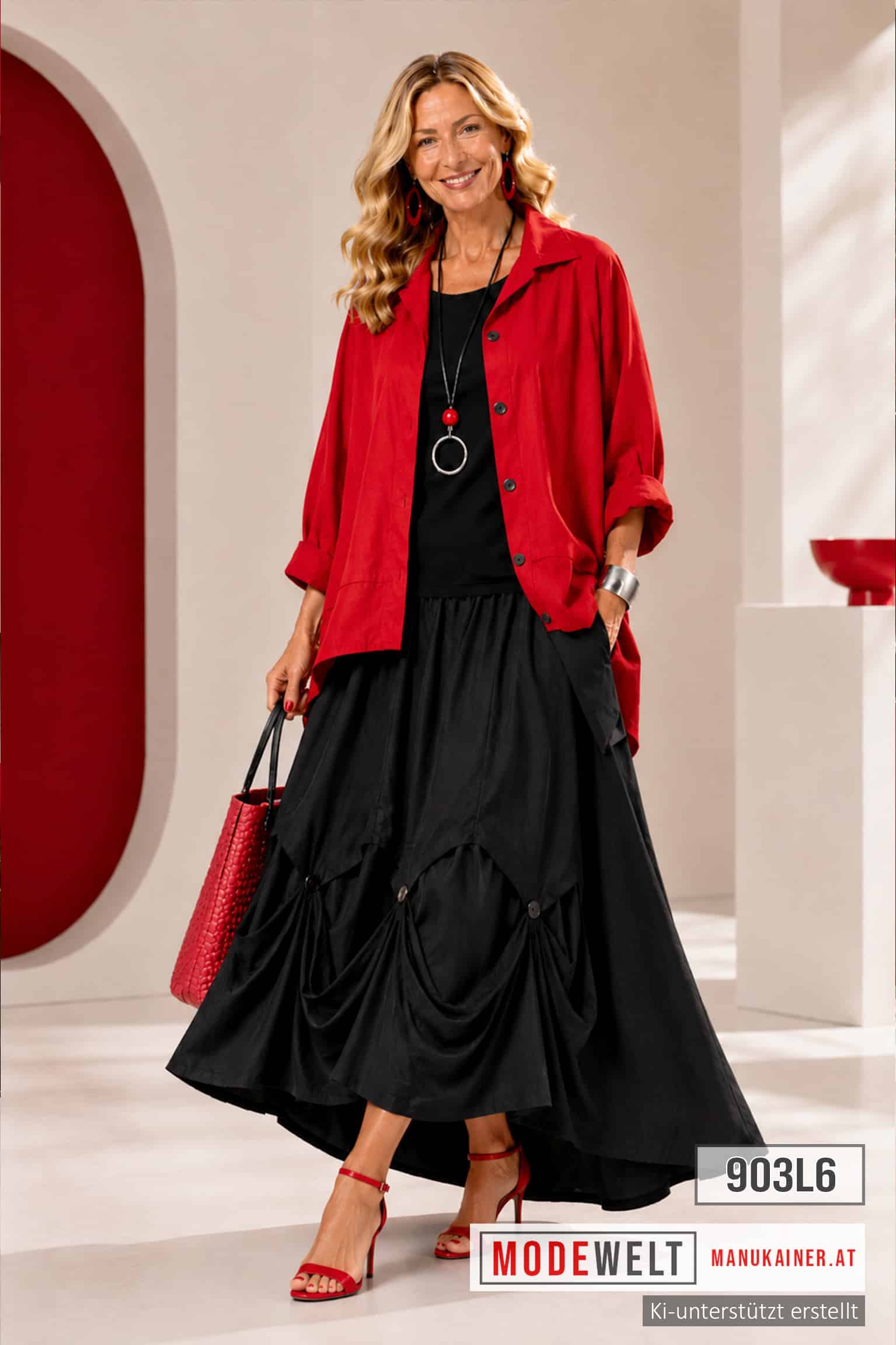 TrendJacke Flamenco Star Rosso |Gr. UNI 40-48+|
