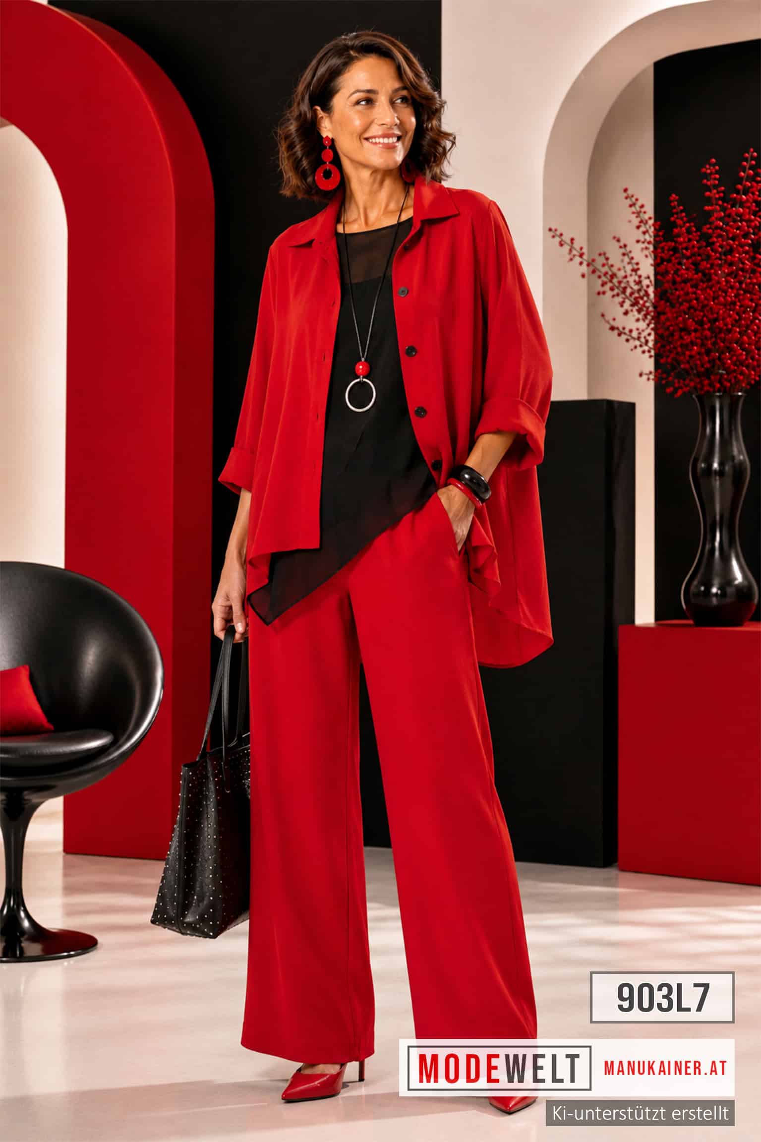 TrendJacke Flamenco Star Rosso |Gr. UNI 40-48+|