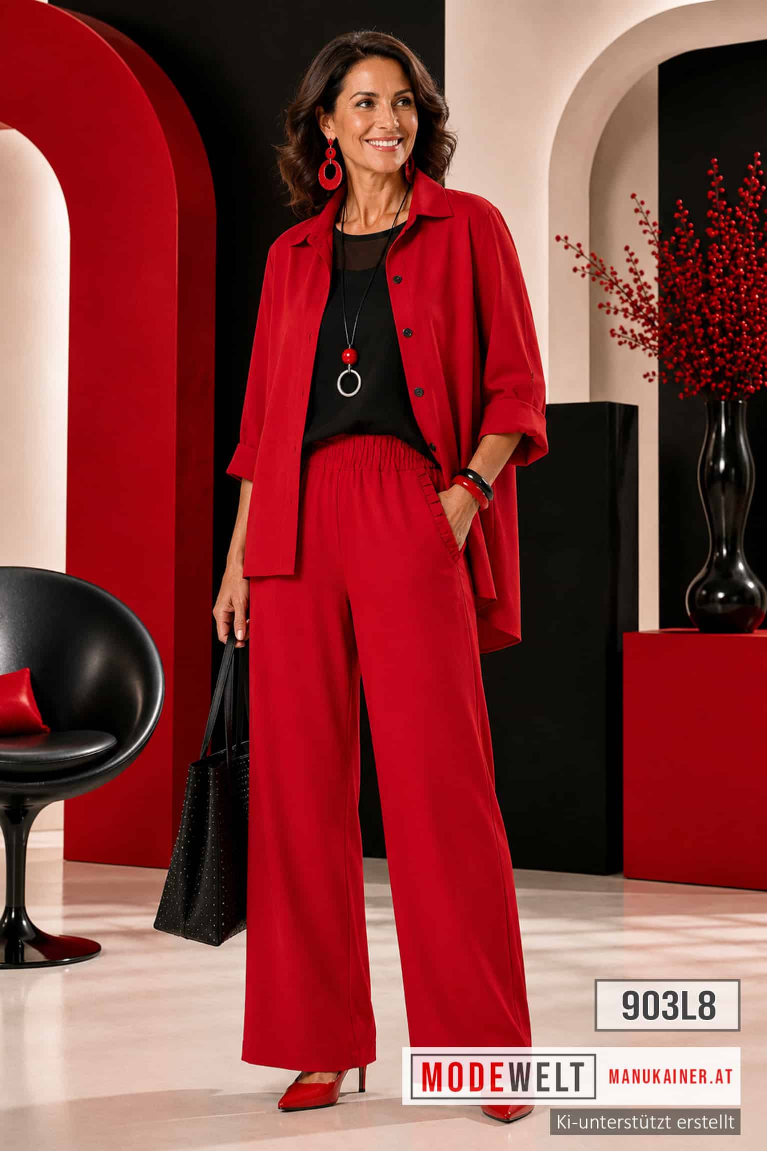 TrendJacke Flamenco Star Rosso |Gr. UNI 40-48+|